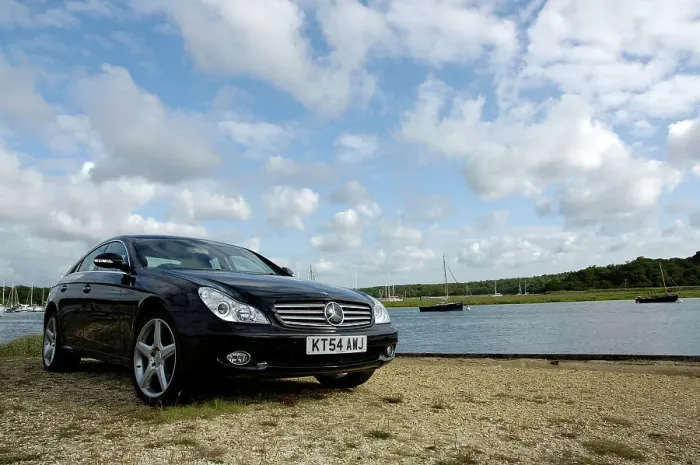 Framed Print : 2005 Mercedes Benz CLS500 Framed Print : 2005 Mercedes Benz CLS500