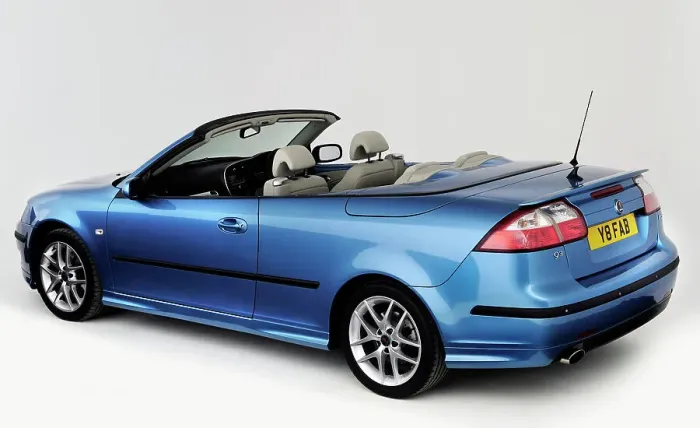 Framed Print : 2007 Saab 9-3 Cabriolet