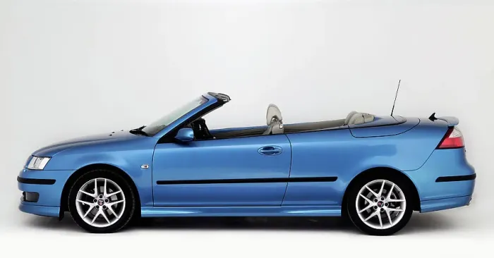 Framed Print : 2007 Saab 9-3 Cabriolet