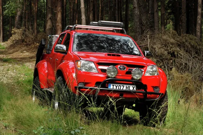 Framed Print : 2007 Toyota HiLux Arctic Explorer Framed Print : 2007 Toyota HiLux Arctic Explorer