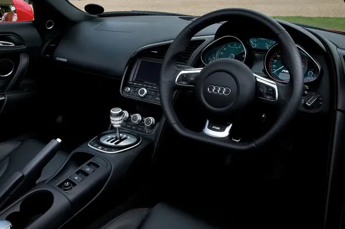Framed Print : 2010 Audi R8 Spider V10 dashboard Framed Print : 2010 Audi R8 Spider V10 dashboard