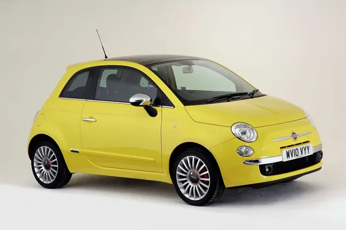 Framed Print : 2010 Fiat 500 Framed Print : 2010 Fiat 500