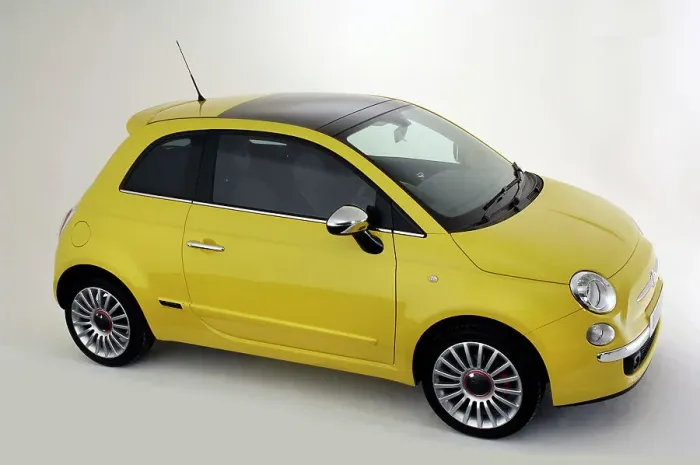 Framed Print : 2010 Fiat 500 Framed Print : 2010 Fiat 500
