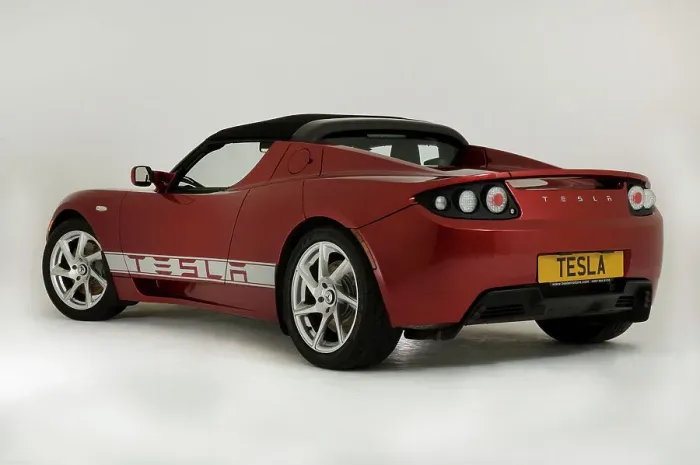 Framed Print : 2010 Tesla Roadster Framed Print : 2010 Tesla Roadster