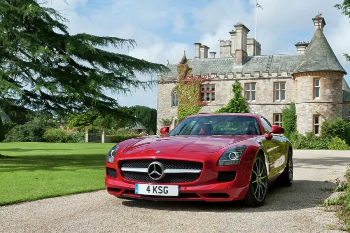 Framed Print : 2011 Mercedes Benz AMG SLS