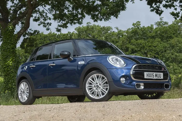 Framed Print : 2015 Mini Coopers 5 door. Creator: Unknown Framed Print : 2015 Mini Coopers 5 door. Creator: Unknown