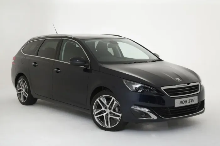 Framed Print : 2015 Peugeot 308 Feline estate. Creator: Unknown
