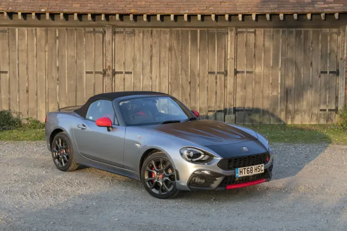Framed Print : 2018 Fiat 124 Abarth Spider. Creator: Unknown Framed Print : 2018 Fiat 124 Abarth Spider. Creator: Unknown