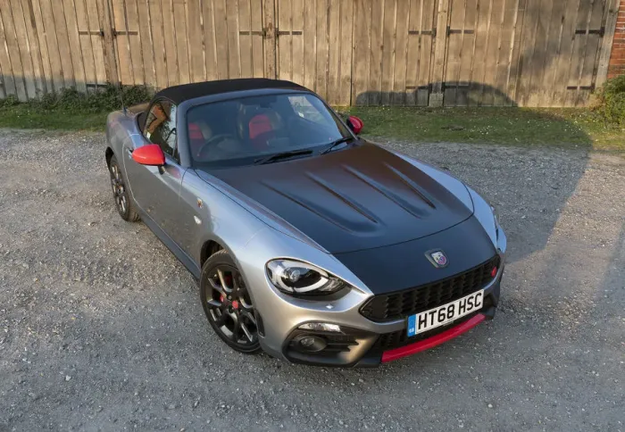 Framed Print : 2018 Fiat 124 Abarth Spider. Creator: Unknown Framed Print : 2018 Fiat 124 Abarth Spider. Creator: Unknown