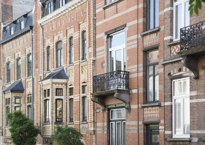 Framed Print : 21-33 Rue General Patton, Brussels, Belgium, (1900-1903), c2014-c2017. Artist: Alan John Ainsworth Framed Print : 21-33 Rue General Patton, Brussels, Belgium, (1900-1903), c2014-c2017. Artist: Alan John Ainsworth