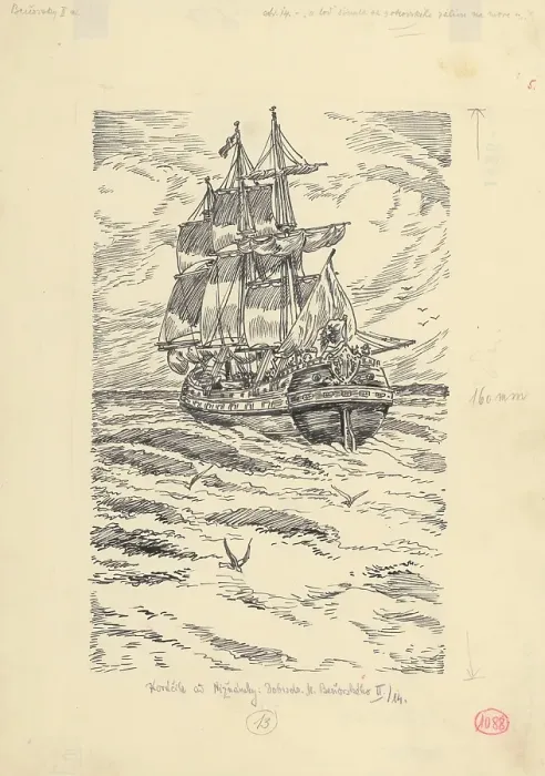 Framed Print : 21.- And the ship rushed from the father's bay to the sea, 1953. Creator: Andrej Kovacik. 21.- And the ship rushed from the father's bay to the sea, 1953. Creator: Andrej Kovacik Framed Print : 21.- And the ship rushed from the father's bay to the sea, 1953. Creator: Andrej Kovacik. 21.- And the ship rushed from the father's bay to the sea, 1953. Creator: Andrej Kovacik