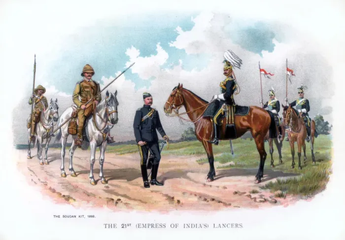 Framed Print : The 21st (Empress of India s) Lancers, 1900. Artist: R Simkin Framed Print : The 21st (Empress of India s) Lancers, 1900. Artist: R Simkin