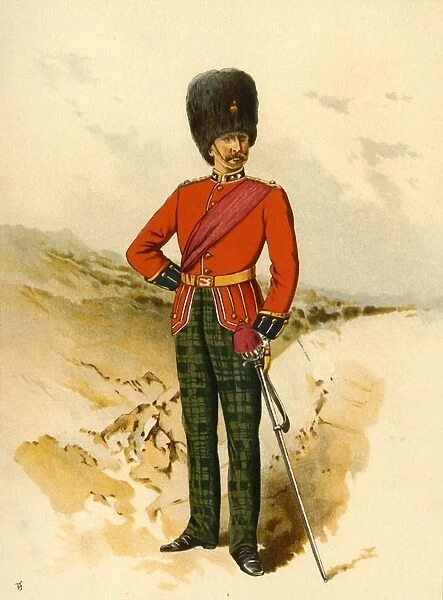 The 21st - Royal Scots Fusiliers, 1890. Creator: Godfrey Douglas Giles