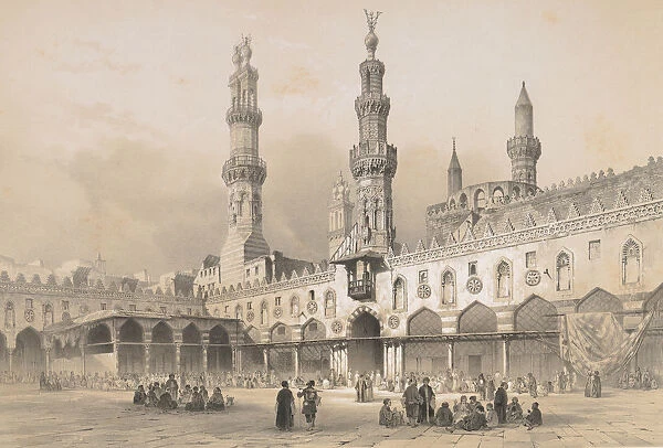22. Cour de la Mosquee el Ahzar, au Kaire, 1843. Creator