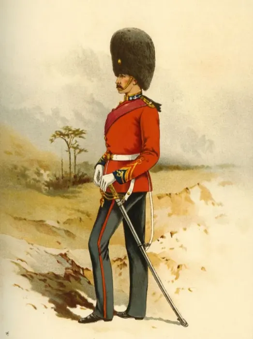 Framed Print : The 23rd - Royal Welsh Fusiliers, 1890. Creator: Godfrey Douglas Giles Framed Print : The 23rd - Royal Welsh Fusiliers, 1890. Creator: Godfrey Douglas Giles