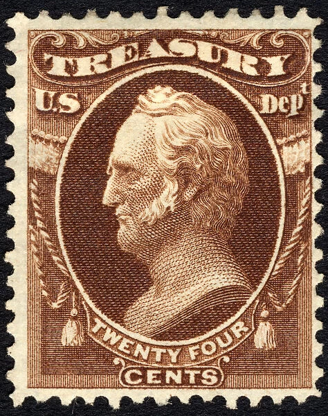 24c General Winfield Scott Treasury Department single, 1873. Creator: Unknown