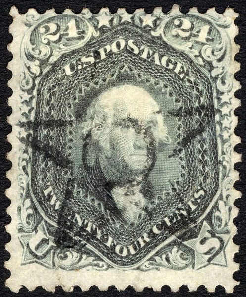 24c Washington single, 1861. Creator: Unknown
