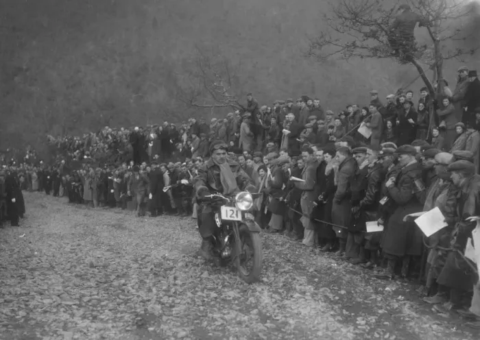 Framed Print : 250 cc Triumph of J Stagg competing in the MCC Lands End Trial, Beggars Roost, Devon, 1936 Framed Print : 250 cc Triumph of J Stagg competing in the MCC Lands End Trial, Beggars Roost, Devon, 1936