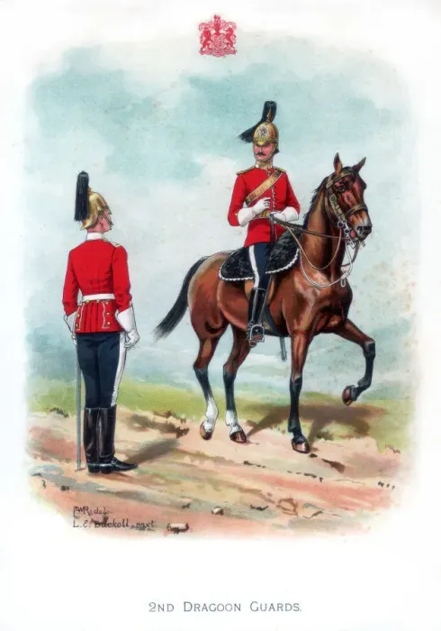 Framed Print : 2nd Dragoon Guards, 1915. Artist: LE Buckell