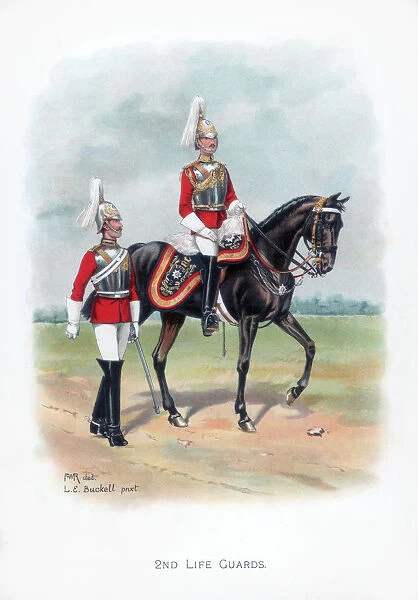 2nd Life Guards, 1915. Artist: LE Buckell