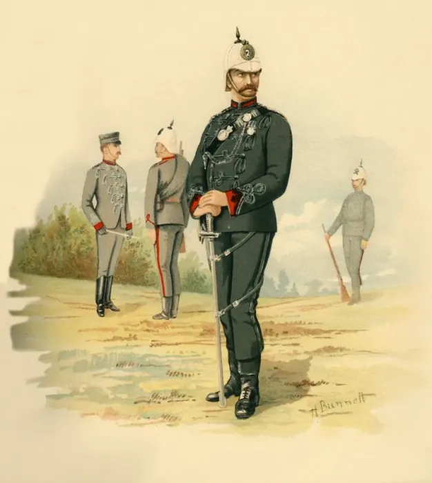 Framed Print : The 2nd Queens Own Rifles (Canada), 1890. Creator: Godfrey Douglas Giles Framed Print : The 2nd Queens Own Rifles (Canada), 1890. Creator: Godfrey Douglas Giles