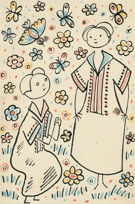 Framed Print : 3. A story about a dog and a cat, around 1928. Creator: Josef Capek Framed Print : 3. A story about a dog and a cat, around 1928. Creator: Josef Capek