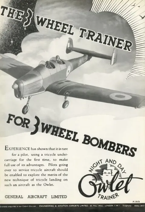 Framed Print : The 3 Wheel Trainer For 3 Wheel Bombers, 1941. Creator: Unknown Framed Print : The 3 Wheel Trainer For 3 Wheel Bombers, 1941. Creator: Unknown