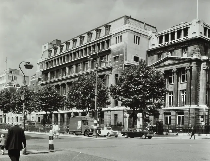 Framed Print : 30 Euston Square and 194 Euston Road, London, 1967. Creator: Unknown Framed Print : 30 Euston Square and 194 Euston Road, London, 1967. Creator: Unknown