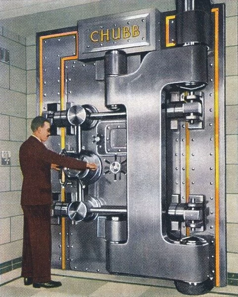 30-ton treasury door, 1938