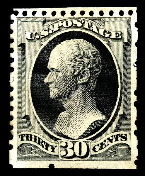 30c Alexander Hamilton special printing single, 1875. Creator