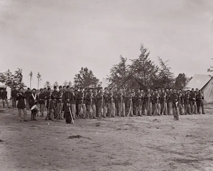 Framed Print : 30th Pennsylvania Infantry, 1861-65. Creator: Unknown Framed Print : 30th Pennsylvania Infantry, 1861-65. Creator: Unknown