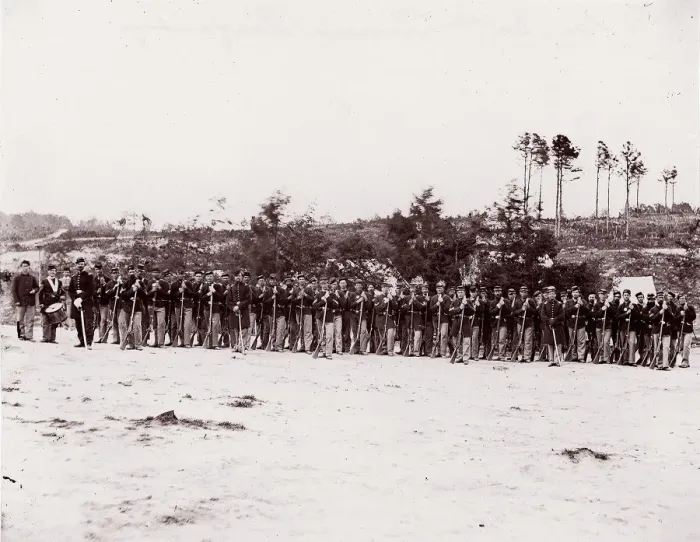 Framed Print : 30th Pennsylvania Infantry, 1861-65. Creator: Unknown Framed Print : 30th Pennsylvania Infantry, 1861-65. Creator: Unknown
