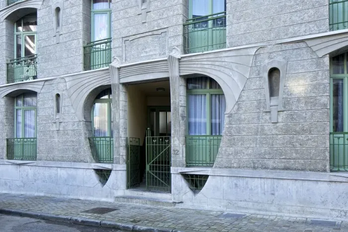 Framed Print : 32-40 Rue Marconi, Brussels, Belgium, (1901), c2014-c2017. Artist: Alan John Ainsworth Framed Print : 32-40 Rue Marconi, Brussels, Belgium, (1901), c2014-c2017. Artist: Alan John Ainsworth