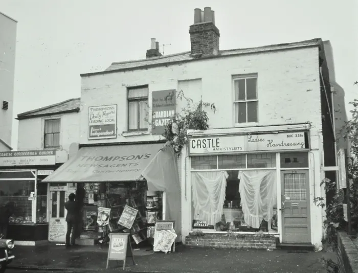 Framed Print : 399-401 High Road, Woodford Green, Redbridge, London: front elevations, 1970. Creator: Unknown Framed Print : 399-401 High Road, Woodford Green, Redbridge, London: front elevations, 1970. Creator: Unknown