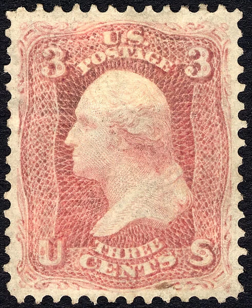 3c Washington single, 1861. Creator: Unknown