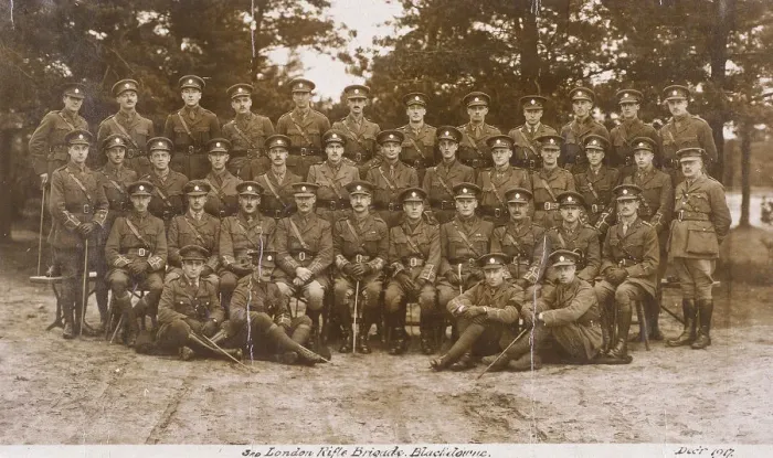 Framed Print : 3rd London Rifle Brigade, Blackdowne, 1917 Framed Print : 3rd London Rifle Brigade, Blackdowne, 1917