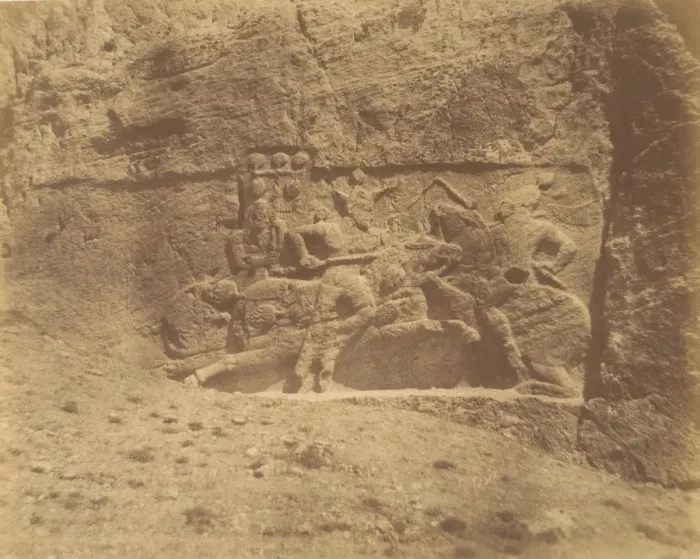 Framed Print : (4) [Naksh-i Rustam, Near Persepolis], 1840s-60s. Creator: Luigi Pesce