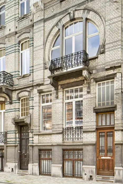 Framed Print : 49 Rue Baron Lambert, Brussels, Belgium, (1907), c2014-c2017. Artist: Alan John Ainsworth