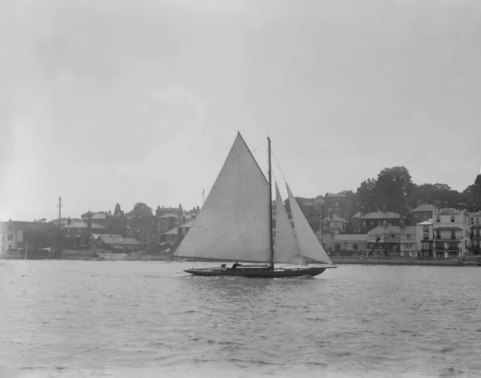 Framed Print : The 5 ton cutter Heroine III under sail. Creator: Kirk & Sons of Cowes Framed Print : The 5 ton cutter Heroine III under sail. Creator: Kirk & Sons of Cowes