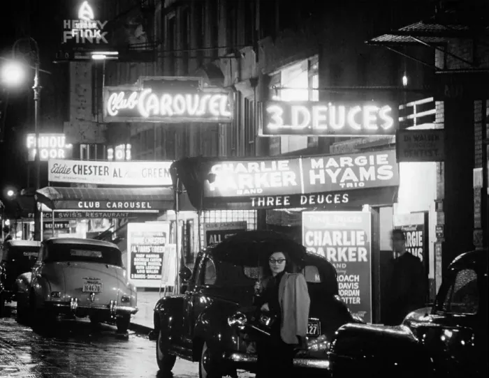 Framed Print : 52nd Street, New York, N.Y. ca. 1948. Creator: William Paul Gottlieb Framed Print : 52nd Street, New York, N.Y. ca. 1948. Creator: William Paul Gottlieb