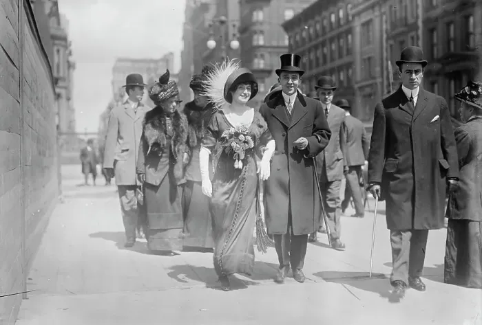 Framed Print : 5th Ave. - Easter 1911. Creator: Bain News Service Framed Print : 5th Ave. - Easter 1911. Creator: Bain News Service