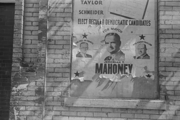 Framed Print : 61st Street between 1st and 3rd Avenues, New York, 1938. Creator: Walker Evans Framed Print : 61st Street between 1st and 3rd Avenues, New York, 1938. Creator: Walker Evans
