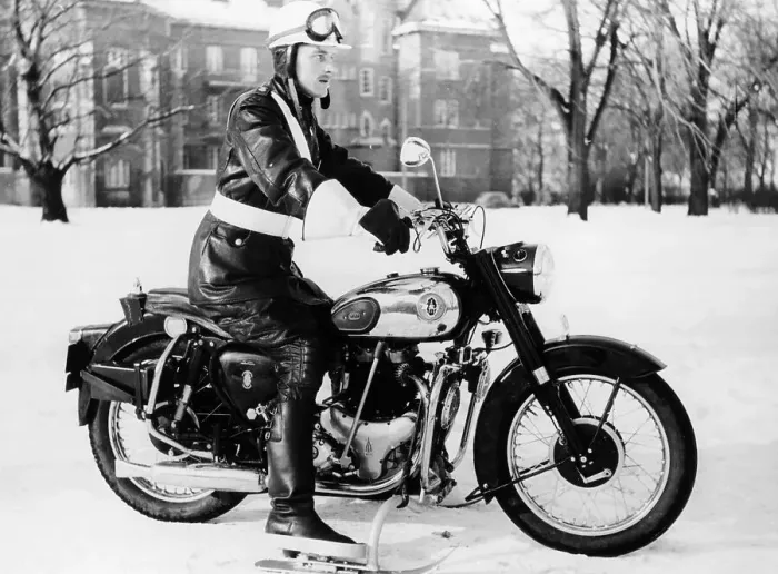 Framed Print : 650cc BSA Golden Flash, (c1950-c1964?)