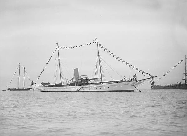 The 664 ton steam yacht North Star, 1911. Creator: Kirk & Sons of Cowes