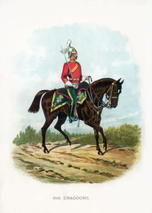 Framed Print : 6th Dragoons, 1889 Framed Print : 6th Dragoons, 1889