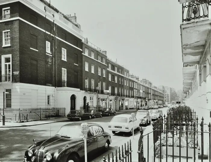 Framed Print : 7-59 Connaught Street, Westminster LB, London: front elevations, 1968. Creator: Unknown Framed Print : 7-59 Connaught Street, Westminster LB, London: front elevations, 1968. Creator: Unknown