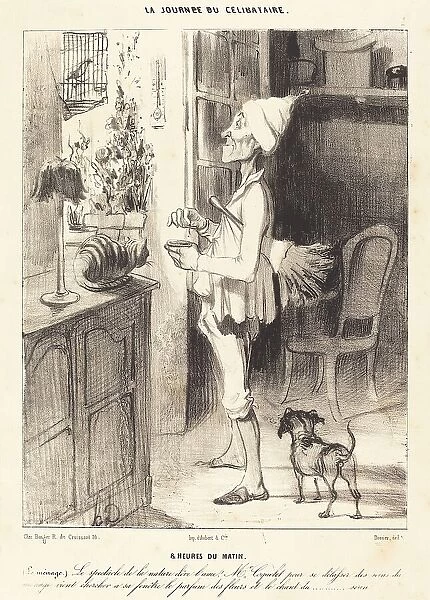 8 heures du matin, 1839. Creator: Honore Daumier