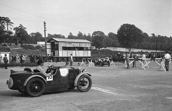 847 cc MG M-type cars at the JCC Members Day, Brooklands, 5 July 1930. Artist: Bill Brunell
