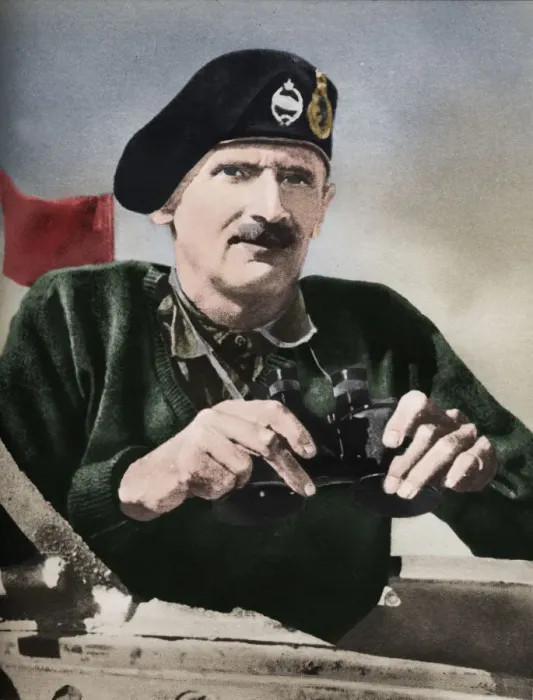 Framed Print : The 8th Army commander Bernard Law Montgomery, 1942. Artists: Sir John Alexander Hammerton, Unknown Framed Print : The 8th Army commander Bernard Law Montgomery, 1942. Artists: Sir John Alexander Hammerton, Unknown