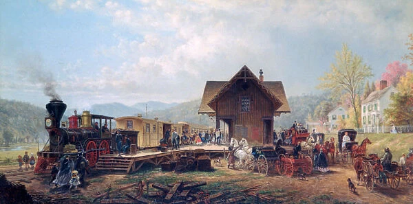 The 9: 45 Accommodation, 1867. Artist: Edward Lamson Henry